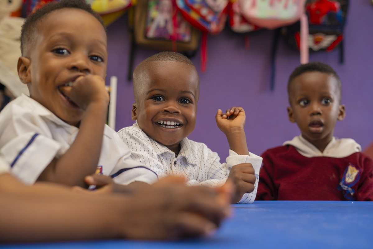 Young Noble Brains Academy pupils joyfully engaged in early years learning